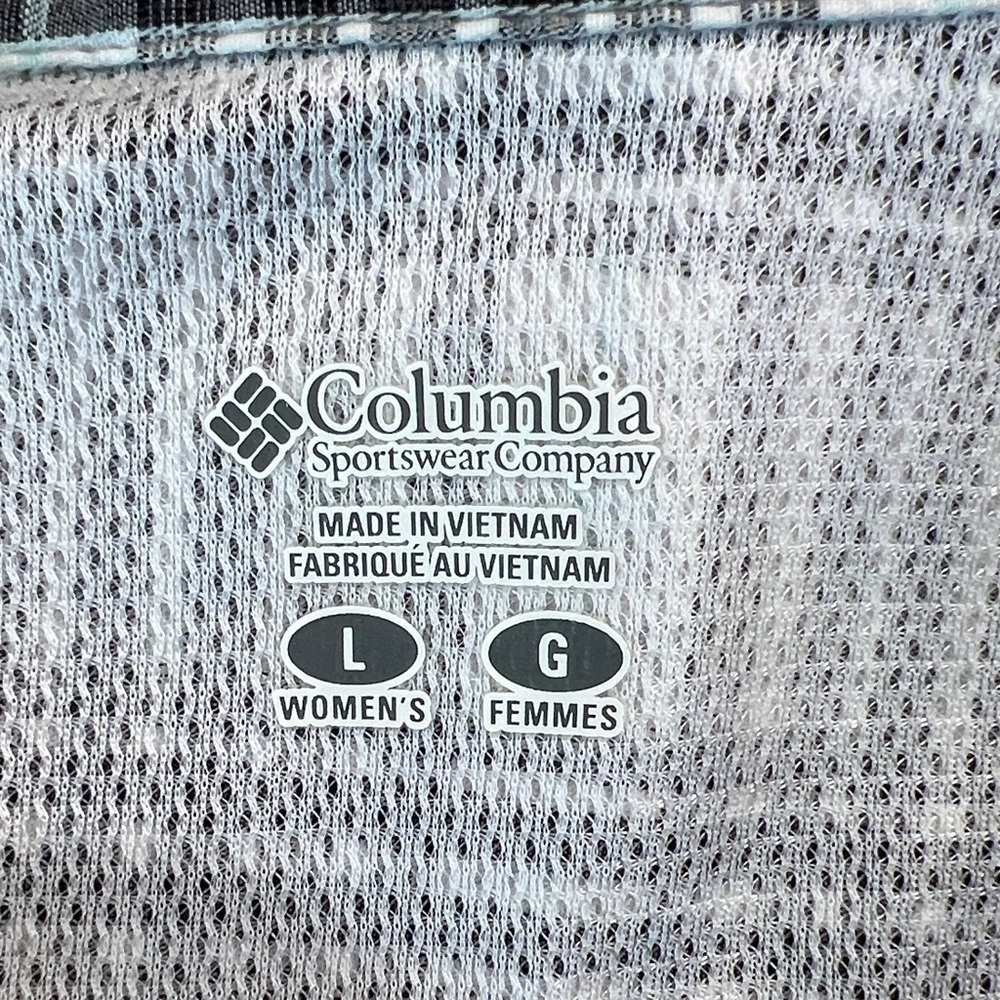Columbia Plaid Roll Tab Button Down Shirt Size L - Picture 6 of 9